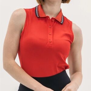 Foray Golf Short Sleeve Lightweight Polo Red Size Medium NWT